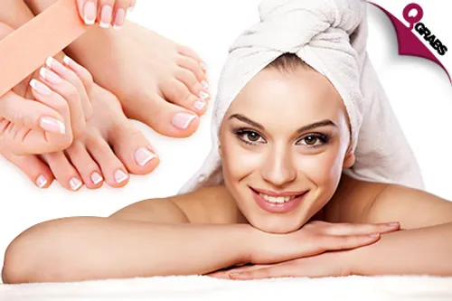 For QR99 Treat Yourself to a Mani / Pedi, a Hair Cut & Eyebrow Shaping OR for QR120 Enjoy a Moroccan Bath & Blow Dry! (QR250/QR300 Value)
